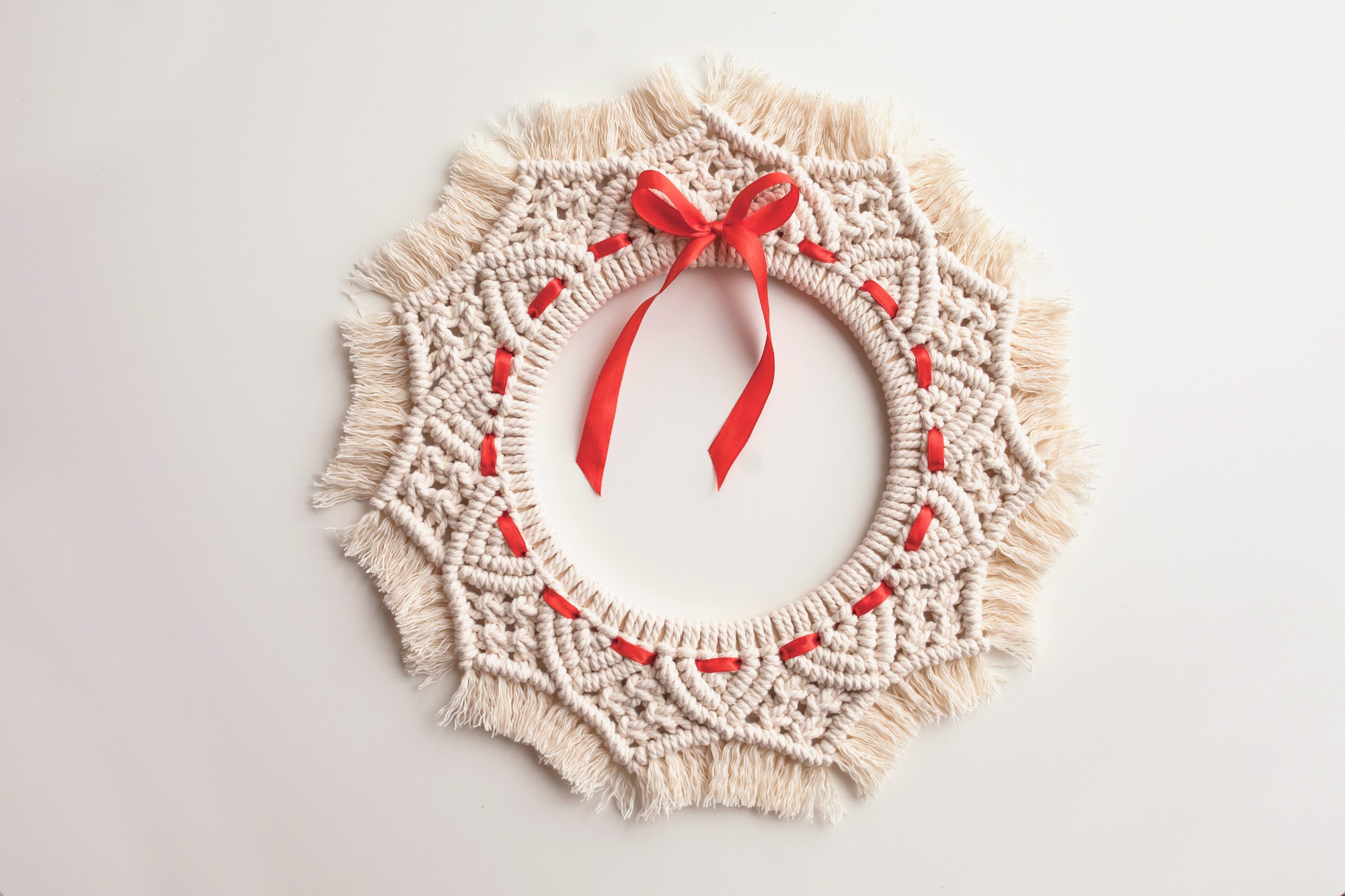 Finished embroidered hoop art